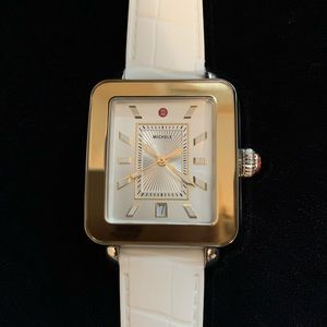 Michele Silicone Strap Watch deco sport wore twice universal fit